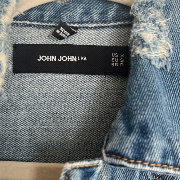 John John Lab Women's Denim Jumpsuit size small - Picture 6 of 7